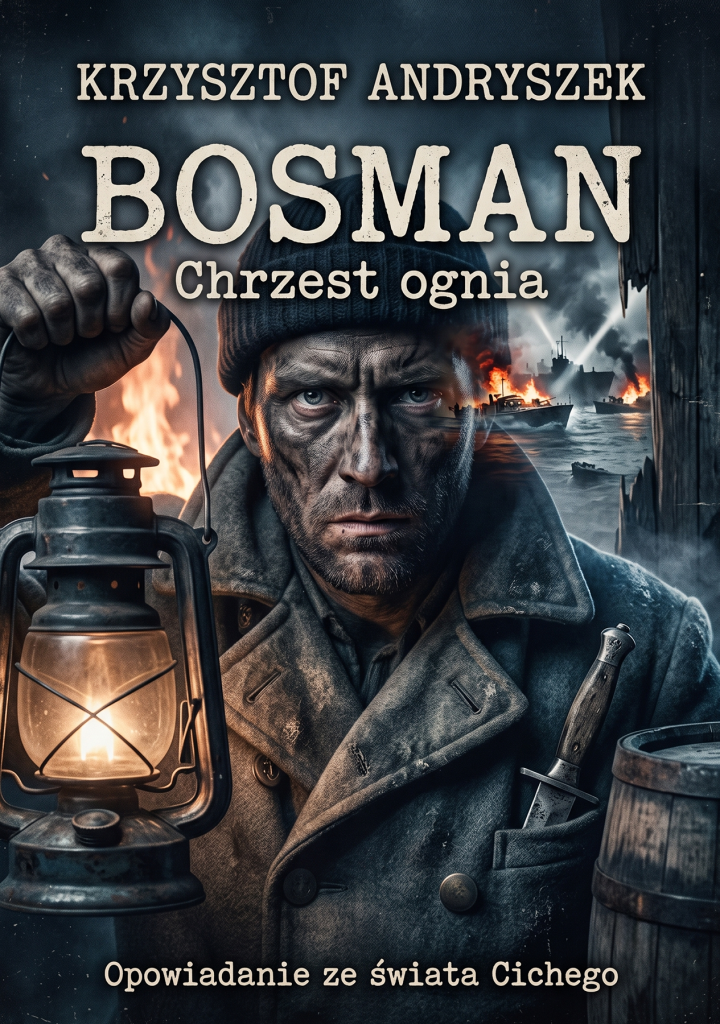 Bosman: Chrzest Ognia – okładka opowiadania